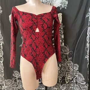 Guess snake print bodysuit